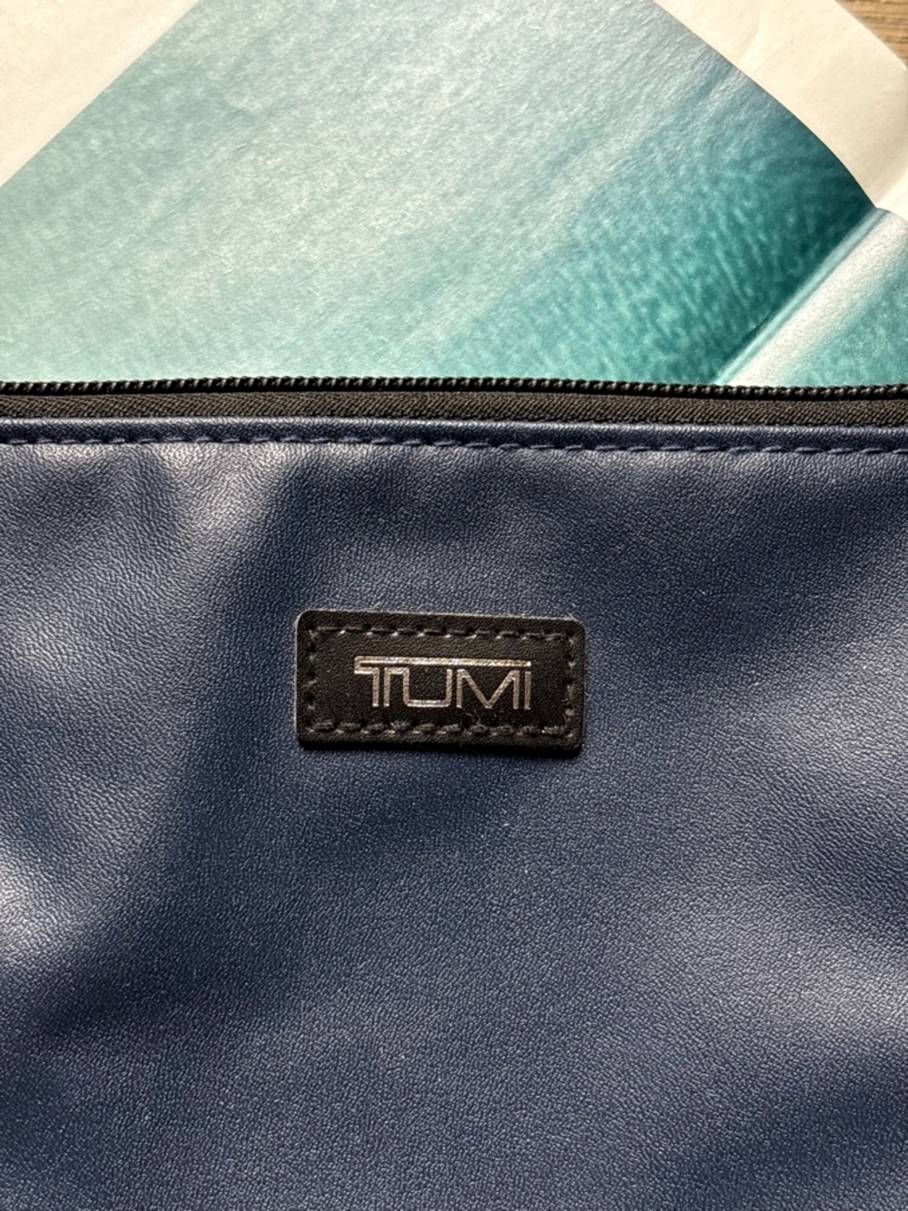 Tumi Accessory Pouch In Navy Blue - Picture 2 of 8